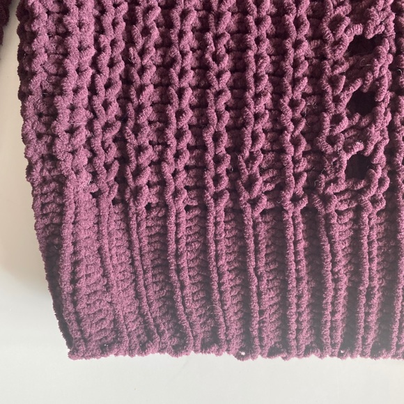 Vero Moda Knitted Yarn Sweater in Eggplant Purple from Hudson’s Bay - Picture 7 of 9